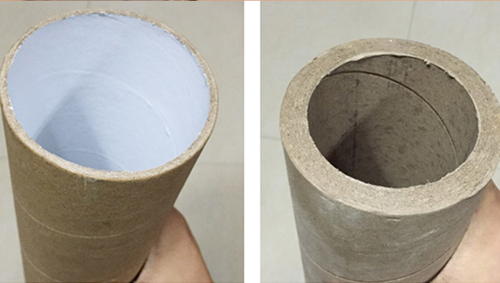 全部使用純紙管，薄紙管